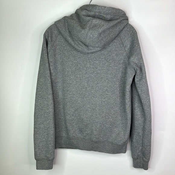 Nike Pullover Funnel Turtleneck Grey Sweatshirt Size Medium - Picture 4 of 9